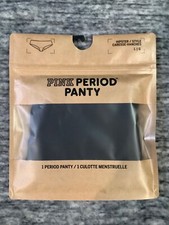 Victoria  s Secret  s Pink Period Panty Hipster Style Black L NIP