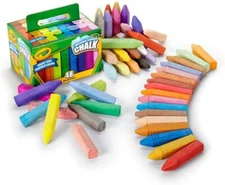 Crayola Washable Sidewalk Chalk 48 Pieces All Different Colors 