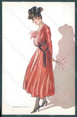 Artist Signed Corbella Glamour Fashion Lady Heat serie 228-5 postcard  HR2913 | eBay