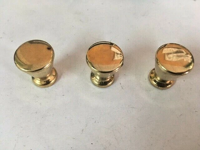 Stock 9 pomoli pomelli 4 maniglie x mobili cassetti varie misure ottone abs  - Immagine 2 di 4