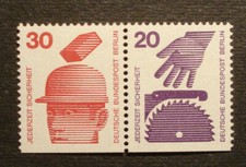 BERLIN 1974: PODSUMOWANIE MN: W 60 "ZAPOBIEGANIE WYPADKOM" z MHB-Mi-Nr 17, poczta