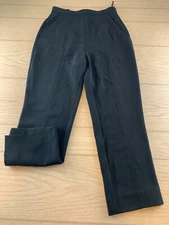 Animale Women Black Dress Pants 36 Euro cute career work pants