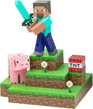 Lampada Minecraft - Steve & Pig Diorama Light Lamp 30 cm Paladone