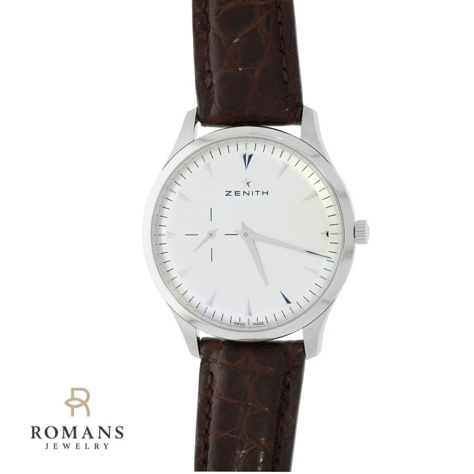 Reloj Zenith Elite Acero 40MM Hombre Caja Acero Papeles Reparado GARANTÍA de un año Foto 2 de 4