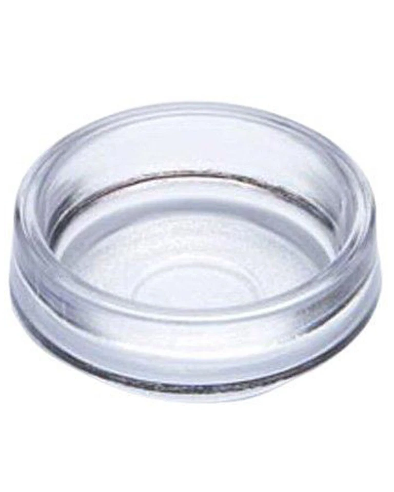 Bulk Hardware Castor Cups Outer Dimension 68mm (2.5/8inch) Large Clear Pack of 8