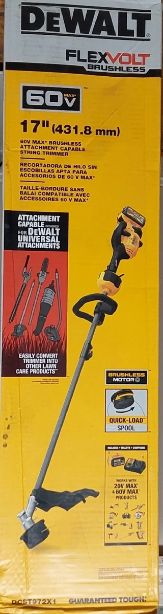 DEWALT FLEXVOLT 60V MAX Brushless Cordless String Trimmer Kit with