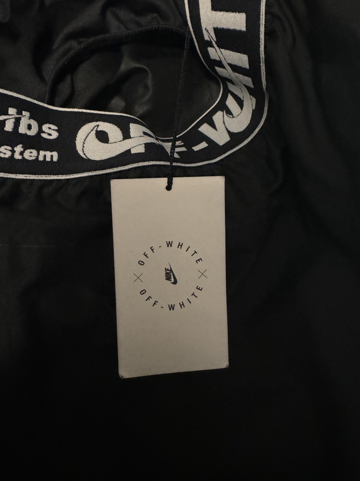 OFF WHITE X NIKE X pantaloncini Nike uomo bianco sporco