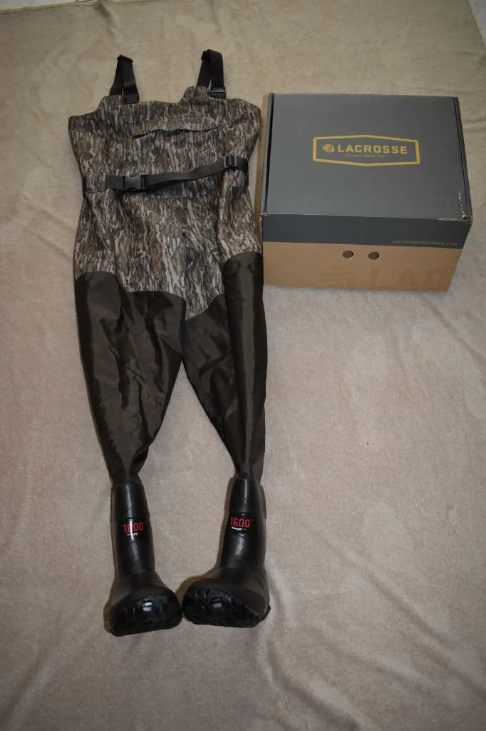 LaCrosse Men s Wetlands 1600 Waders Insulated Breathable Mossy Oak 736122 NIB