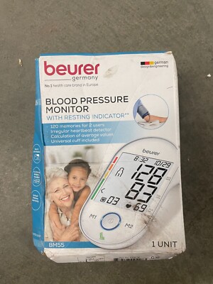 Beurer BM55 Blood Pressure Monitor Machine W Resting Indicator-Multi Function