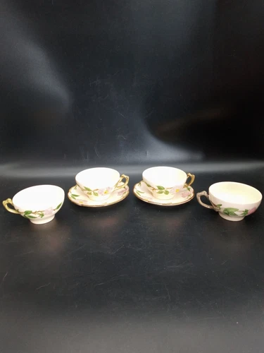 VTG Franciscan "Desert Rose" 4 Cups 2 Saucers