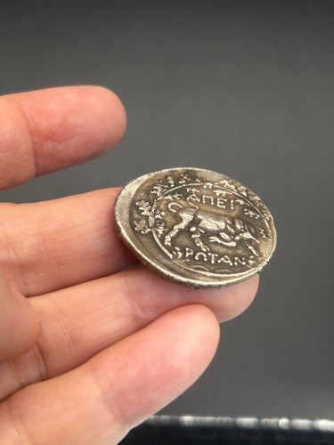 (14.0g) Ancient Epirote League Epirus Dodona Solid Silver Coin Very Rare!! #P60 - Picture 7 of 16