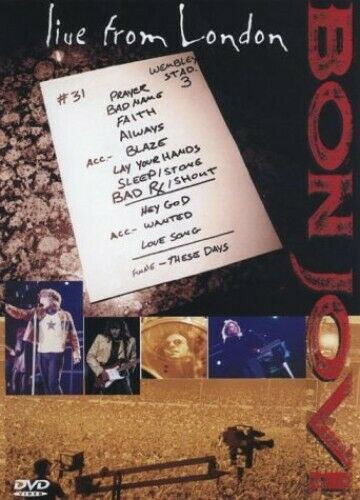 Bon Jovi: Live From London DVD Music & Concerts Bon Jovi (Region 1)
