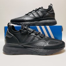Size 9 - adidas ZX 2K Boost Triple Black 2021 for sale online | eBay