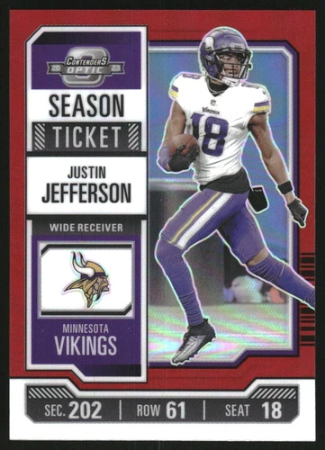 2023 Panini Contenders Optic Justin Jefferson #36