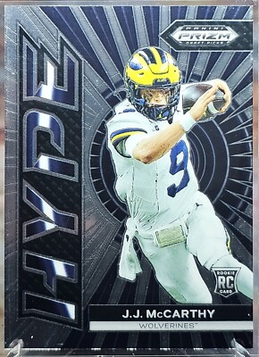2024 Panini Prizm Draft Picks Hype JJ McCarthy Rookie RC #HP-JM Michigan  