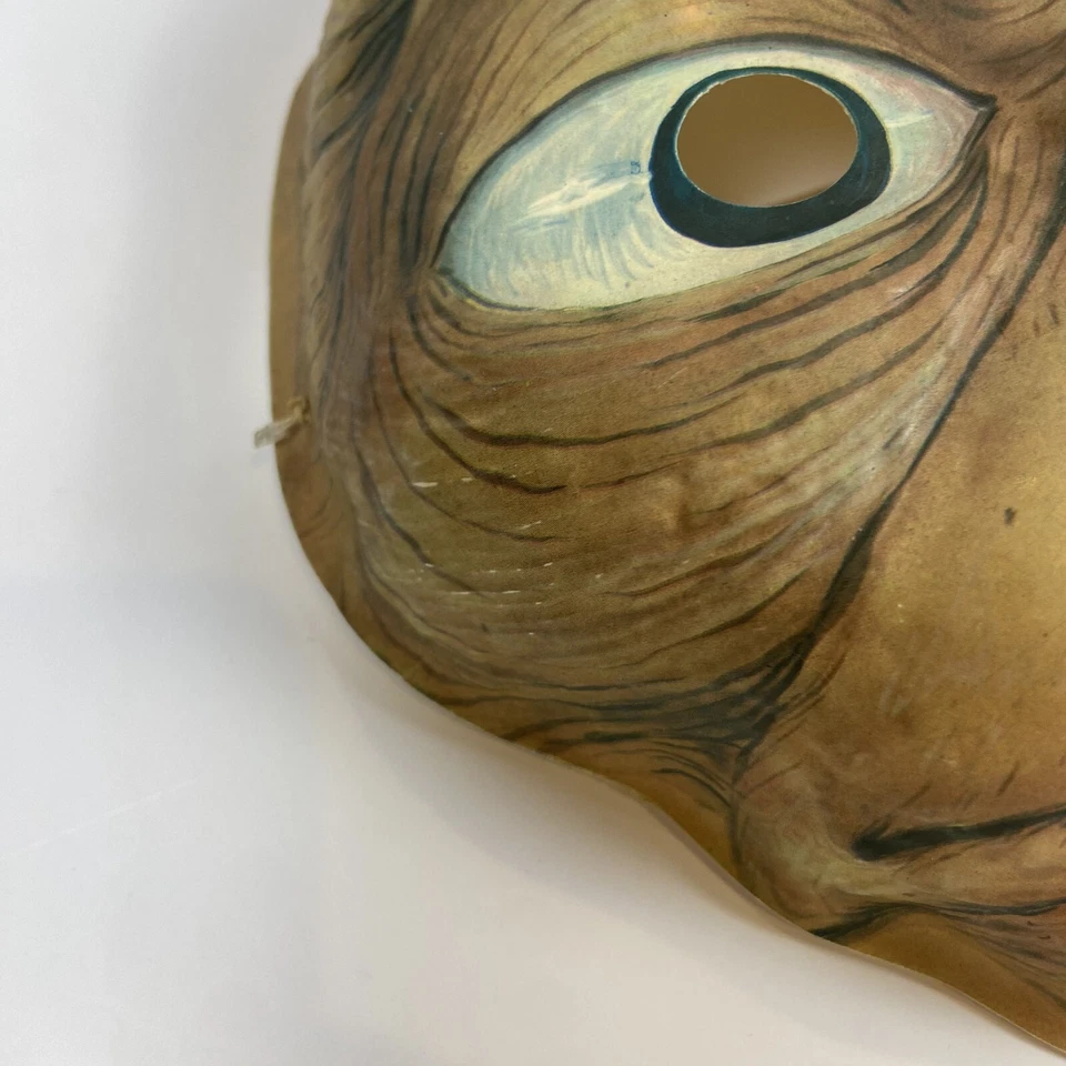 Vintage 1980s E.T. Halloween Mask – Plastic Costume – Rare Collectible - Image 3 of 4