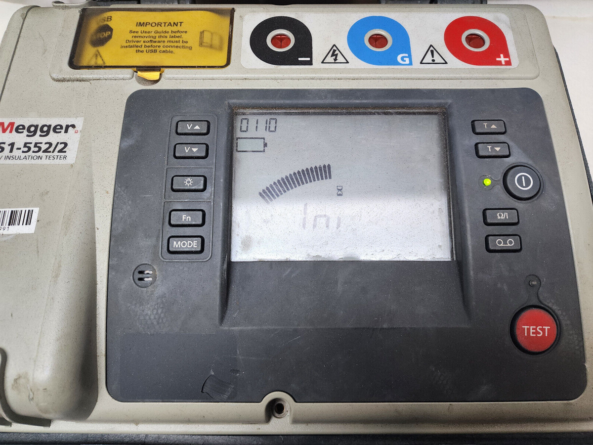 Megger S1-552/2, 5kV High Current Insulation Resistence Tester