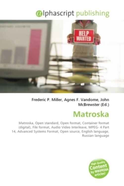 Frederic P. Miller (u. A.) | Matroska | Taschenbuch | Englisch