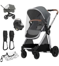 Mosquito Stroller Net Set by Kiki Babies | Bug Net For Stroller Bassinet Cradles