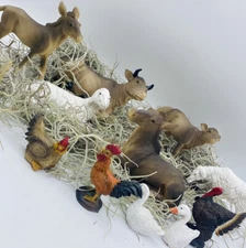 Animal Figurines Nativity Scene Set/11 Animales para Pesebre Nacimiento Nav