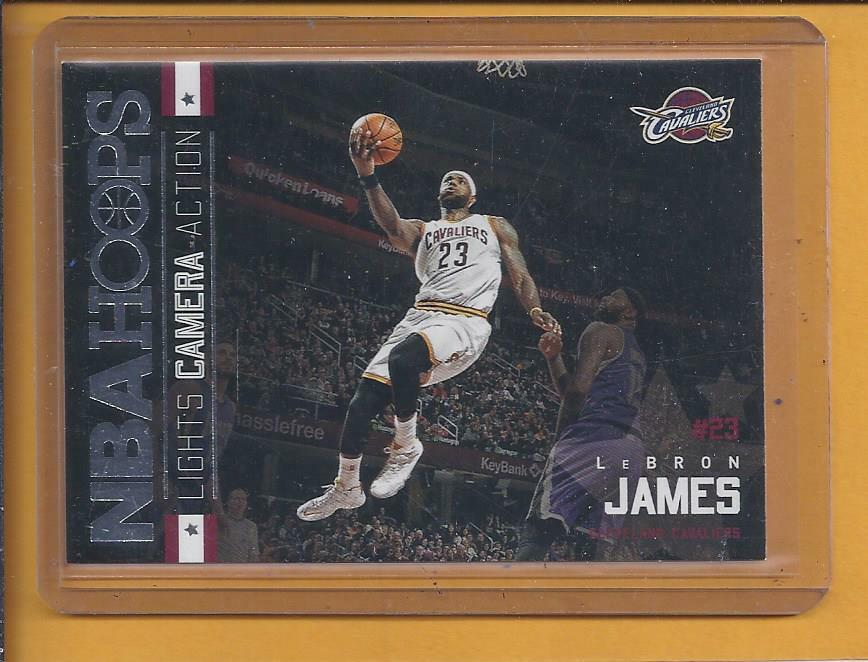 2015 NBA Hoops lights camera action LeBRON JAMES cavaliers no.31