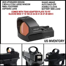 2025 BEST SHAKE AWAKE RED DOT FOR GLOCK® MOS INCL ADAPTER PLATE & BATTERY