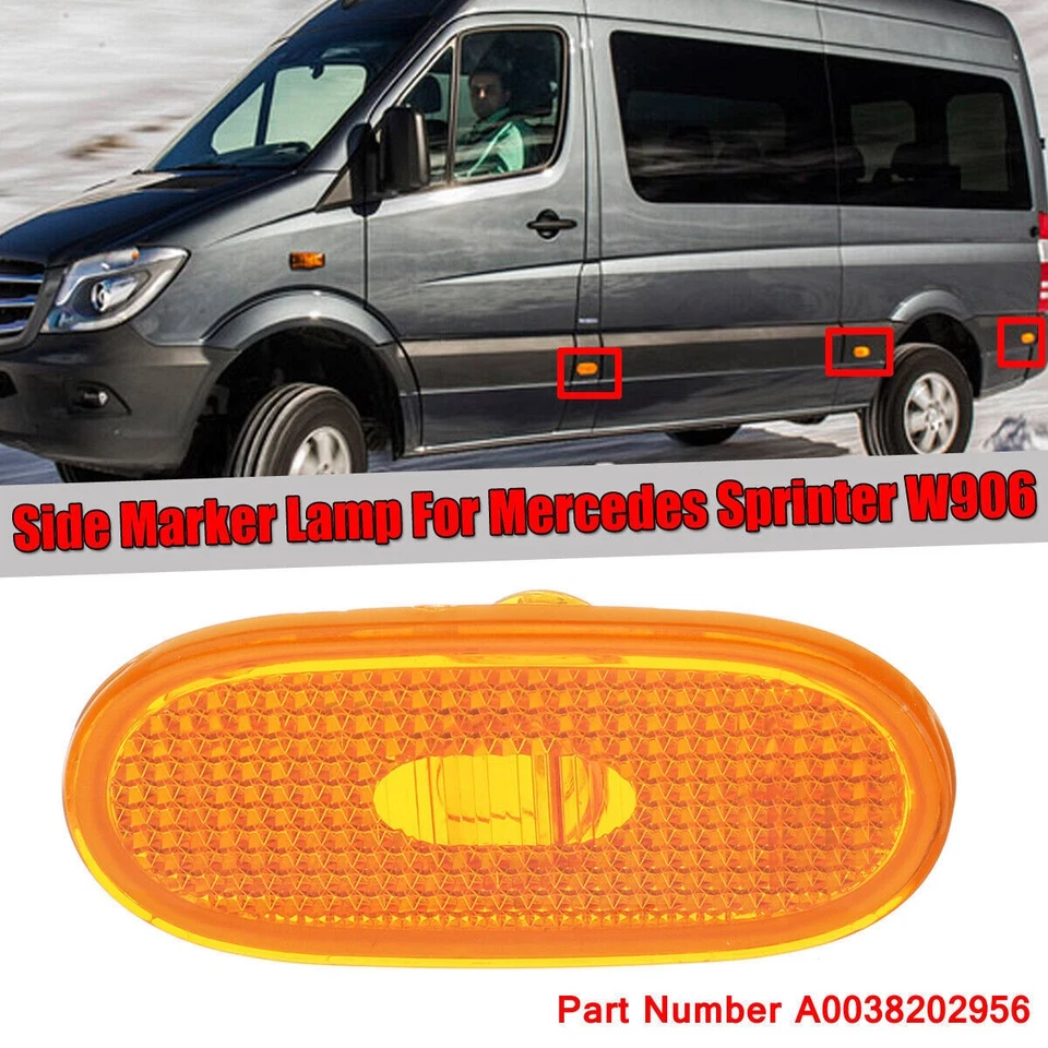 6pcs FOR MERCEDES SPRINTER W906 06-18 SIDE MARKER LIGHT LAMP L OR R BULB SOCKET - Image 3 of 4