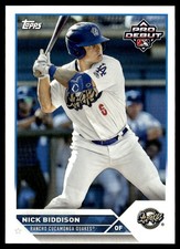 2023 Topps Pro Debut Nick Biddison Rancho Cucamonga Quakes #PD-176