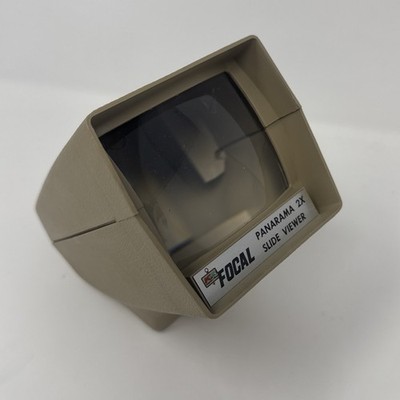 Vintage Focal Panarama Illuminated Slide Viewer 2x2'' Slides 2x Magnification
