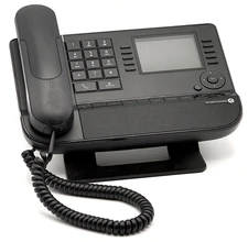 Alcatel-Lucent 8068 Premium DeskPhone US Desk Phone w/ Handset *Tested* Black VG