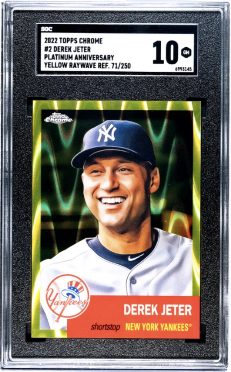 2022 Topps Chrome Platinum Anniversary - Derek Jeter #2 for sale