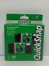 Fujifilm QuickSnap Flash 400 Disposable Cameras  2 x 27 Exposures Exp 2027 NEW