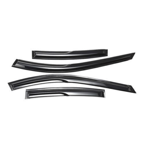 JDM Mugen Style 3D Window Visor Rain Guards For 2004-2008 Acura TL - Smoke Tint 12 thumbnail image