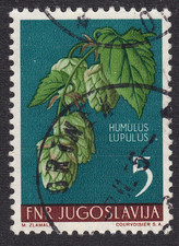 1955 Yugoslavia SC# 424 - Medical Plants - Used