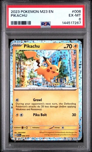 2023 POKEMON M23 EN-MCDONALD'S COLLECTION #006 PIKACHU PSA 6