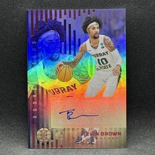 Tevin Brown AUTO Rookie Signs PINK 2022 Panini Chronicles Draft Picks #RS-TBR