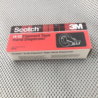 3M 06910 Scotch Filament Tape Hand Dispenser H10, 1/2'' To 1'' Wide Filament Tape