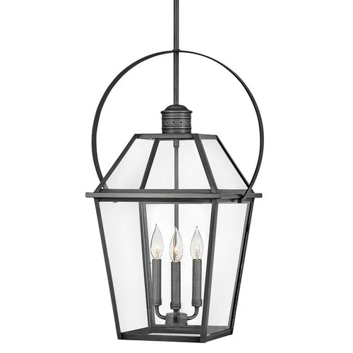 Hinkley Lighting 2772 Nouvelle 13"W Outdoor Taper Candle Single - Blackened - Picture 2 of 2