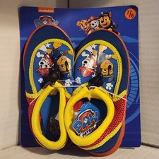 NWT Paw Patrol Chase Marshall Toddler Beach Water Shoes Baby Boy's Navy Blue 7/8
