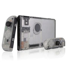 Clear Full Set Housing Shell Case With Buttons for Nintendo Switch