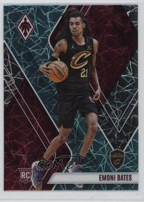 2023-24 Panini Phoenix Rookies Teal Lazer Emoni Bates #287 Rookie RC 1d9f