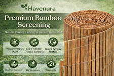 Havenura Natural Bambo Fence Screening Privacy Garden Panel Windbreak