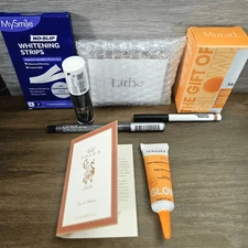 Perfect Beauty Bundle Of 8 REALHER MYSMILE MURAD LITHE TOCCA OFRA MARIO - NEW