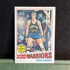 Topps 1977-78 Rick Barry #130 White Back Golden State Warriors Basketball