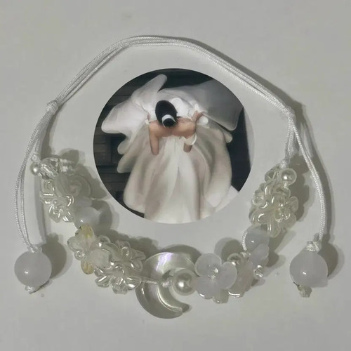 Moonlight Wedding Bead Knot Bracelet Official