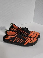 UBFEN Hiking Water Shoes Unisex Beach Aqua Swim Walking Shoes Black orange 42