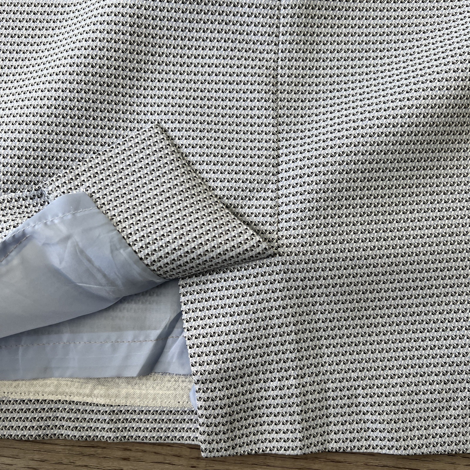 Le Suit Two Button Tweed Skirt Suit Womens 16 Blue