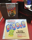 Vintage Dig Dug 2 NES Cartridge, Sleeve And Manual