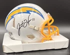 Justin Herbert Signed Autographed Chargers Speed Mini Helmet Fanatics