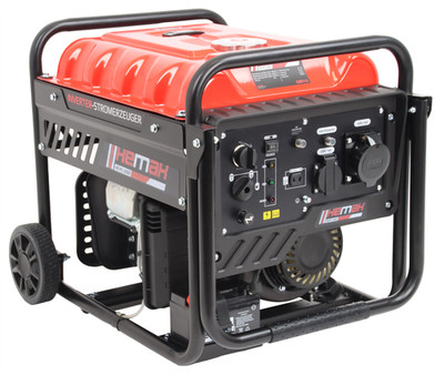 Inverter Benzin Stromerzeuger HEMAK HK-PG 5000i Max. 5000W LpA 69dB 230V 32A